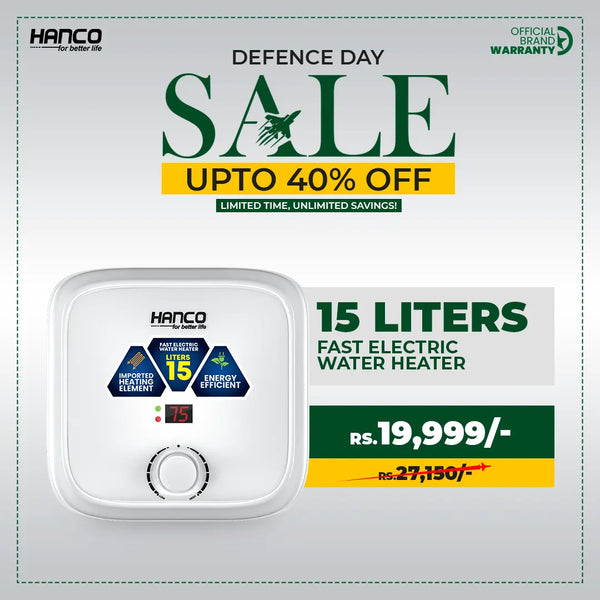 Fast Electric Water Heater – 15 Liters