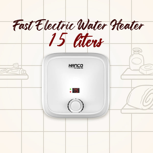 Fast Electric Water Heater – 15 Liters