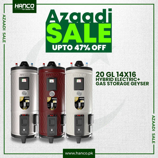 20-GL 14x16 Hybrid Electric+ Gas Storage Geyser