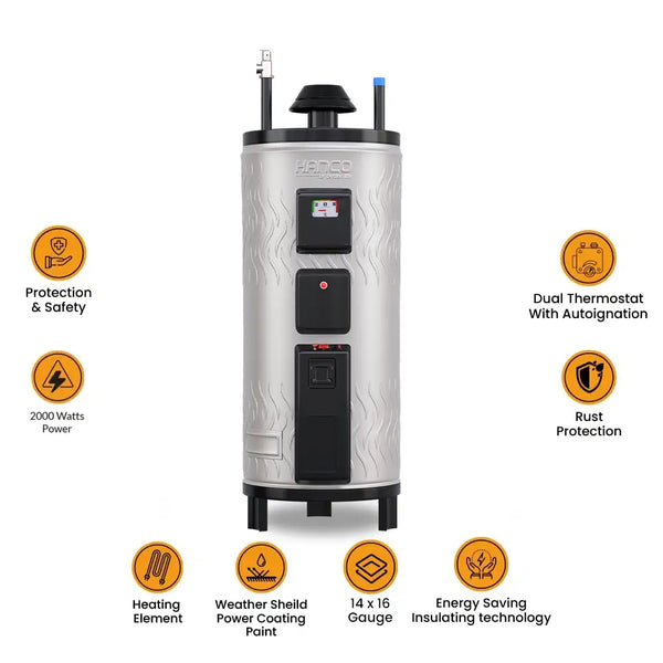 20-GL 14x16 Hybrid Electric + Gas Storage Geyser