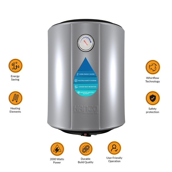 Semi Instant Electric Water Heater - 80 Liters Body Size - Smart Electric Geyser