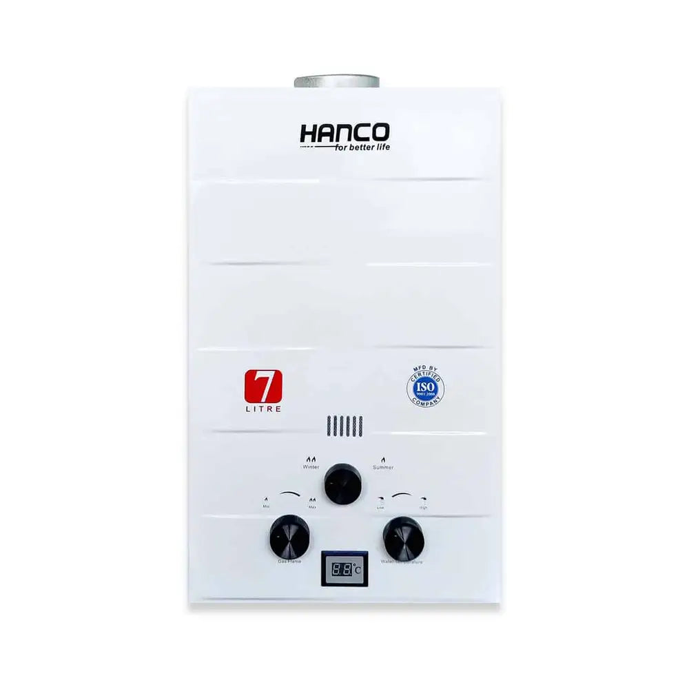 Hanco Hanco 7 Liters Instant Water Heater – Model 710G Dual Ignition – Gas G