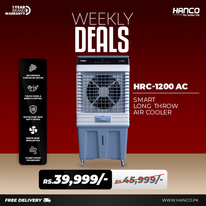 Smart Long Throw Air Cooler – HRC -1200 AC
