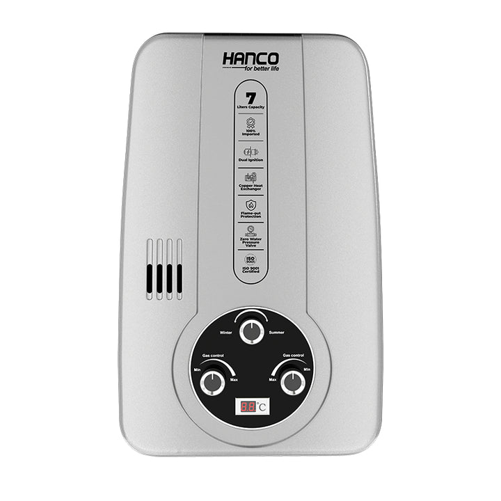Hanco Hanco 7 Liters Instant Water Heater - Model 710LIS Dual Ignition - Gas