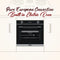 Pure European Convection Built-in Electric Oven (Black With Silver)